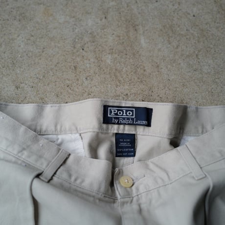 [W35] POLO CHINO SHORTS 2tuck_90s vintage_no.24
