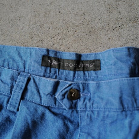 [W38] Chambray 2tuck shorts_no.2