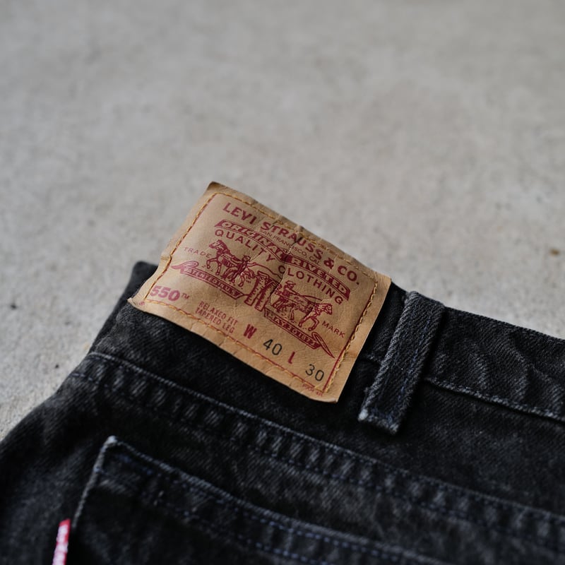 W40 L30］Levi's 550_Sulfur Black_no.012 | anytee