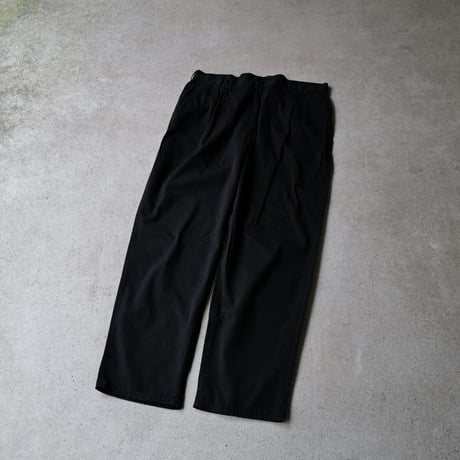 [W40 L32] Super Black_VINTAGE POLO 2tuck Pants_no.3