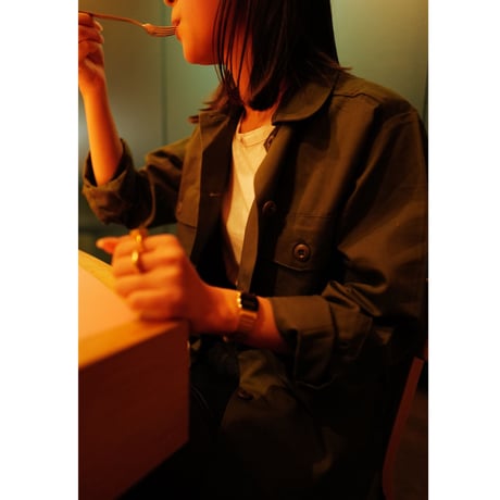 ［for WOMEN］USARMY Olive Green Shirts_deadstock_Aタイプ_襟にスレあり