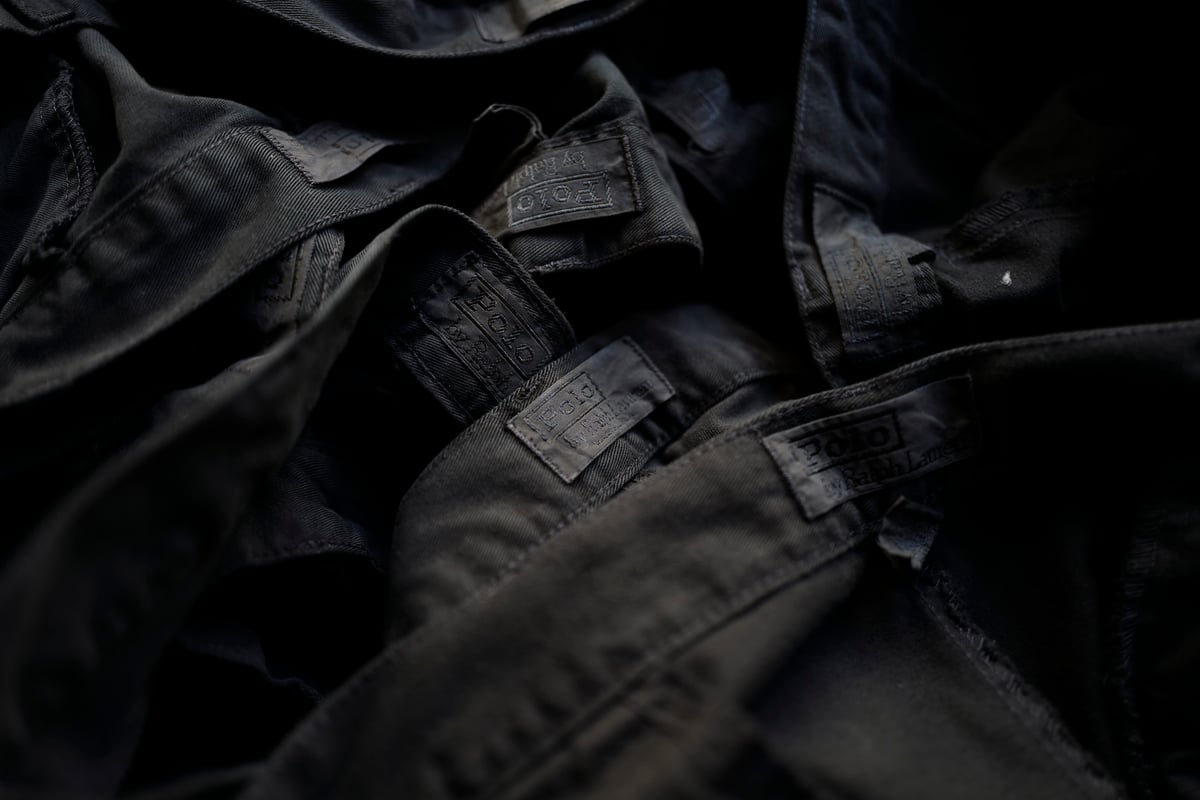 6本限定］Super Black_VINTAGE POLO 2tuck Pants | an