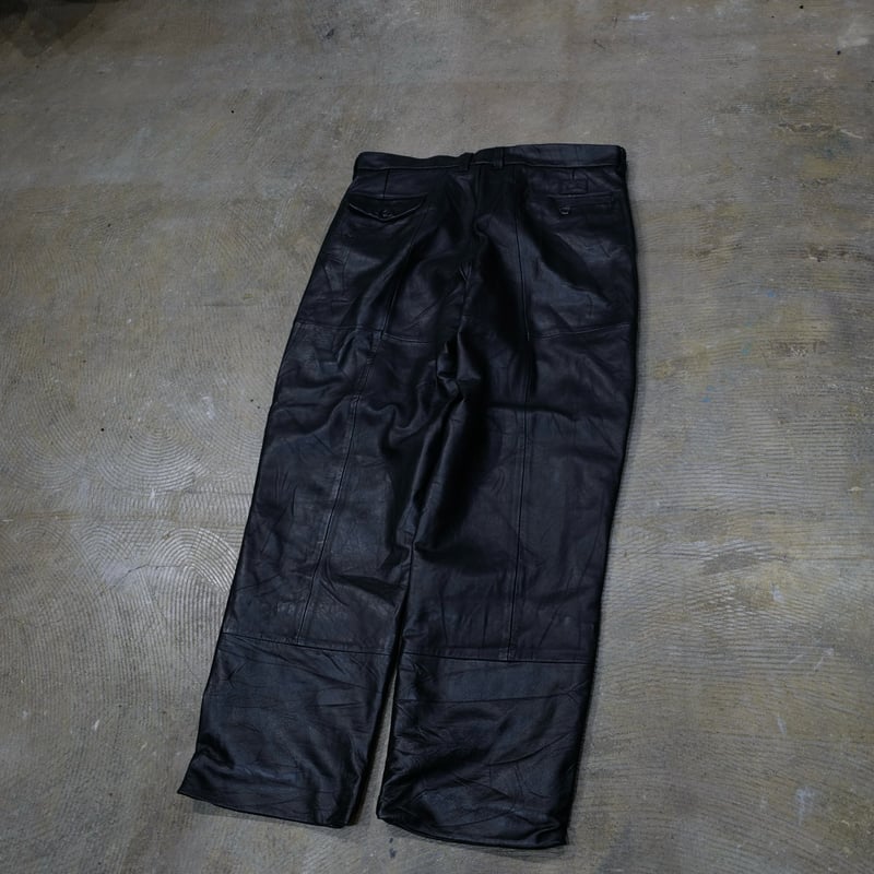 Fragments of Vintage Leather_Officer Pants | an