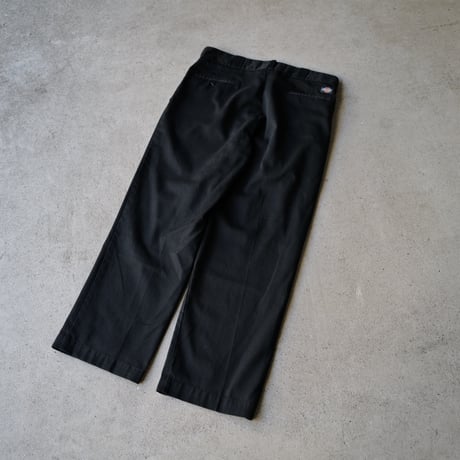 ［W38 L29］Vintage Black Pants_Dickies 874 made in USA_no.4