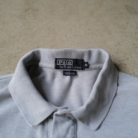 ［XL］POLO SHIRT_MADE IN USA_80-90s vintage_no.34