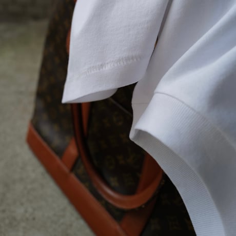 [anytee classics] Handmade Single Stitch Tee_White