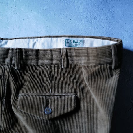 [W36 L30] L.L.Bean CORDUROY PANTS 2tuck_80-90s vintage