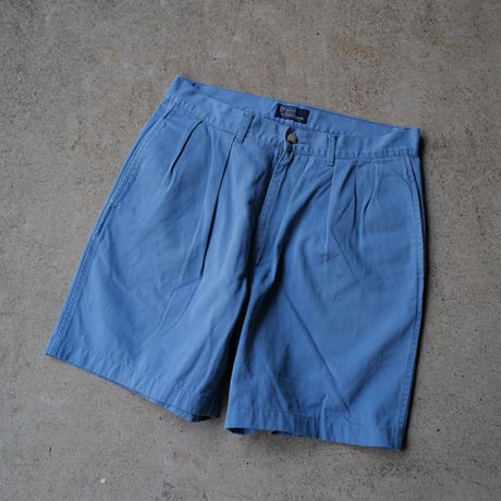[W32] POLO CHINO SHORTS 2tuck_80-90s vintage