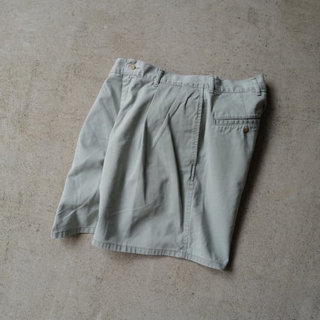 [W35] POLO CHINO SHORTS 2tuck_80s vintage