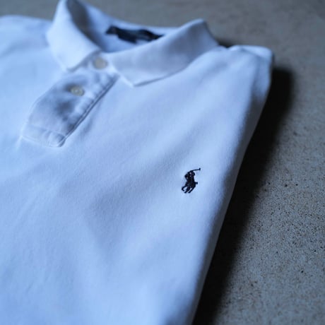 ［L］POLO SHIRT_MADE IN USA_80-90s vintage_no.9