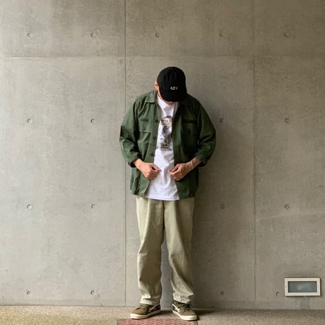 ［L fit］USARMY Olive Green Shirts_First model