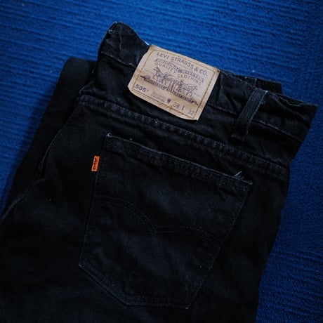 ［W38 L32］Levi's 505 Sulfur Black_Deadstock