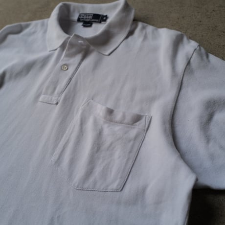 ［S (fit like L)］BIG POLO_MADE IN USA_80-90s vintage_no.14