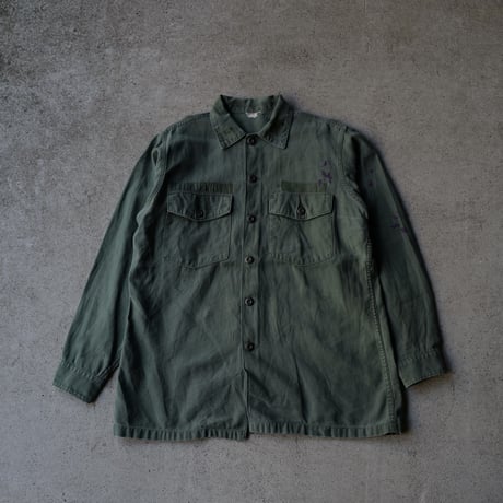 ［16 (1/2)］USARMY Olive Green Shirts_Cotton 100_no.7