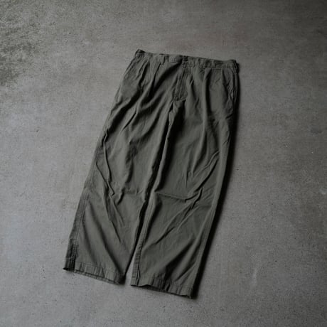 ［W38 L30］VINTAGE POLO CHINO 2tuck PANTS_Military Olive_no.2