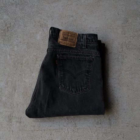 [W37 L32] Levi's 505_Sulfur Black Orenge Tab_90s_no.5