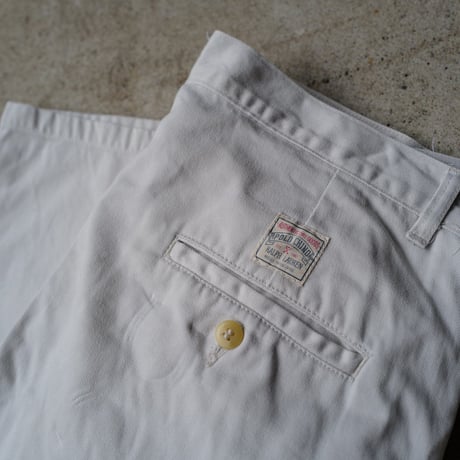 [W31 L31] POLO CHINO 2tuck_80-90s vintage