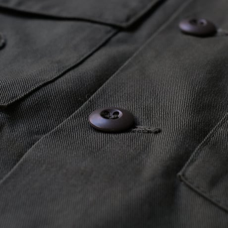［16 1/2 XL fit］USAIRFORCE Olive Green "BIG" Shirt_no.00