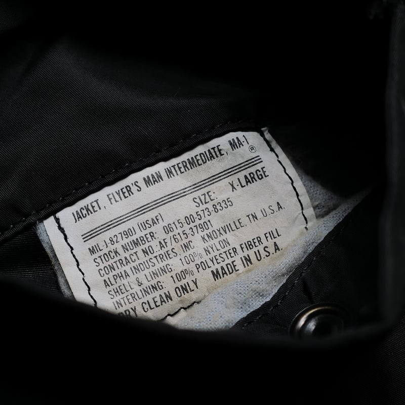 XL］MA-1_ALPHA_made in USA_no.1 | anytee