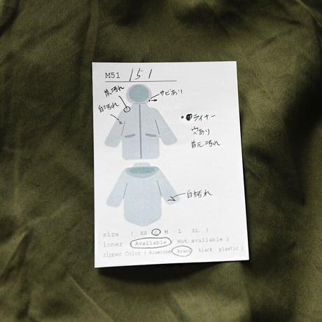 ［S］m51 parka_Deadstock_no.151