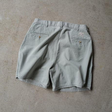 [W35] POLO CHINO SHORTS 2tuck_80s vintage