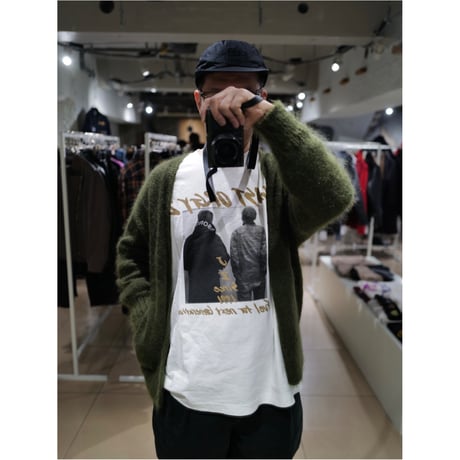Kid Mohair Cardigan "Military Green"