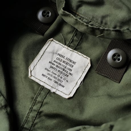 オンライン専用［S］m65 parka_Mini tag model_no.2