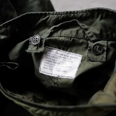 ［M］m65 parka_Black zipper
