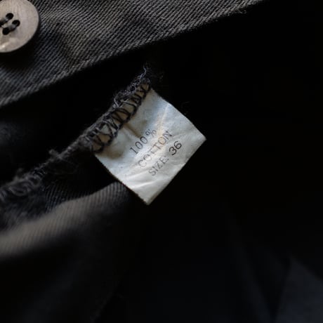 [W35 L30] Super Black_VINTAGE POLO CHINO 2tuck Pants_no.16