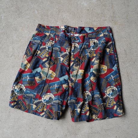 [W34] POLO 2tuck shorts_made in USA_80-90s vintage_no.42