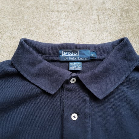 ［XL］POLO SHIRT_MADE IN USA_80-90s vintage_no.7