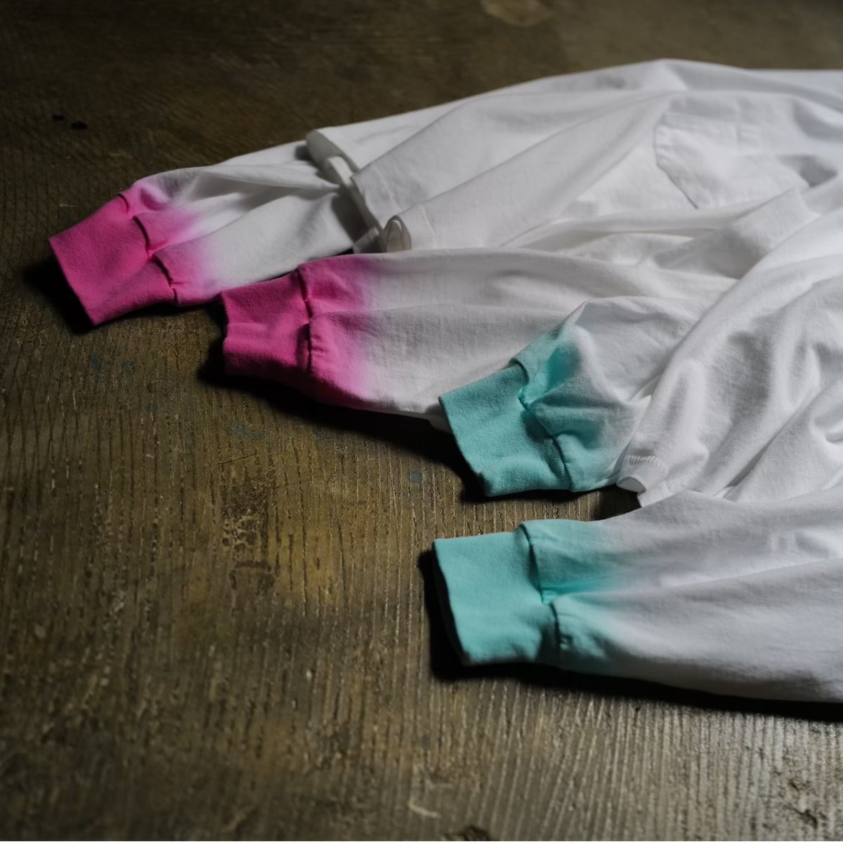 anytee classics] Dip Dyed Pocket Long Tee | an