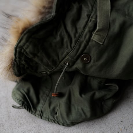 ［Free size］m51_first model_coyote fur hood_no.3