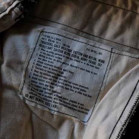 ［M-Regular］USARMY M-65 Trousers_deadstock_no.04