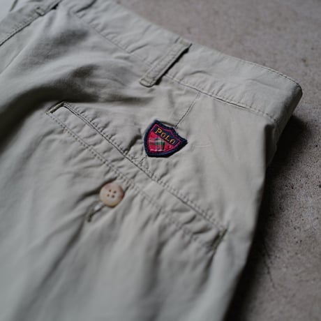 [W34 L30] POLO CHINO 2tuck_MADE IN USA_80-90s vintage_no.1