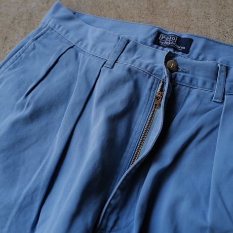 [W32] POLO CHINO SHORTS 2tuck_80-90s vintage