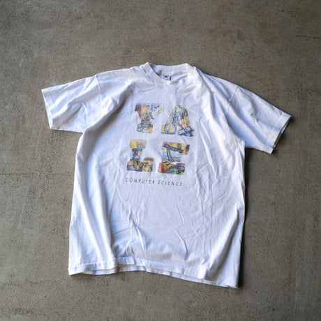 ［XL］Yale University_college tee_90s vintage