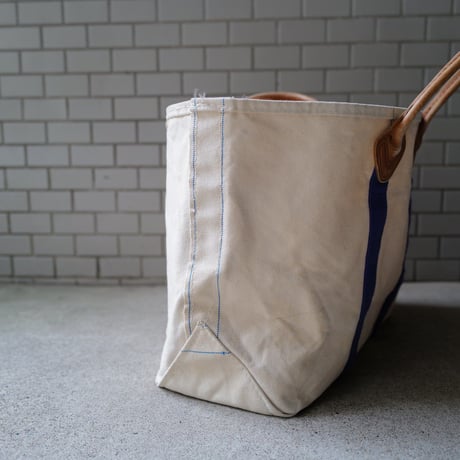 L.L.Bean_TOTE BAG_ leather handle model_ 1980s vintage