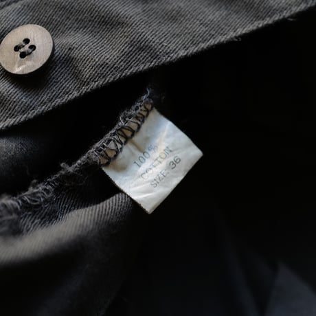 [W35 L30] Super Black_VINTAGE POLO CHINO 2tuck Pants_no.16