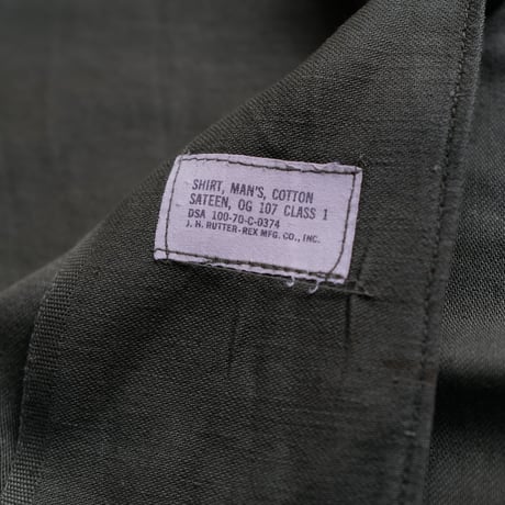［L (15 1/2)］USARMY Olive Green Shirts_Cotton100_no.3