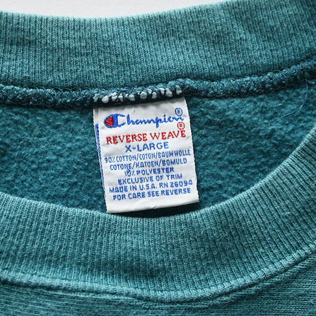 [XL] Color Reverse Weave 90s USA