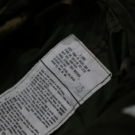 ［XL］m65 parka_fullset_deadstock_no.7
