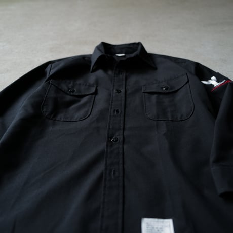 ［16 1/2 XL fit］U.S.NAVY Black Shirt_deadstock_no.16