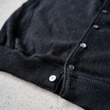 ［XL］Vintage Alpaca Cardigan_Black_deadstock