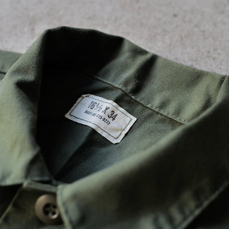 ［16 1/2 XL fit］USAIRFORE Olive Green "BIG" Shirt_deadstock_no.9