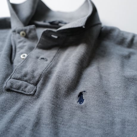 ［L］POLO SHIRT_MADE IN USA_80-90s vintage