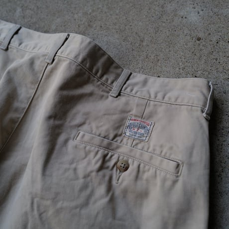 [W36] POLO CHINO SHORTS 2tuck_90s vintage