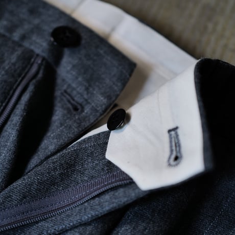 [anytee classics] Officer Pants_Flannel Stripe