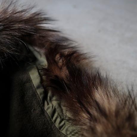 ［Free size］m51_first model_coyote fur hood_deadstock_no.4