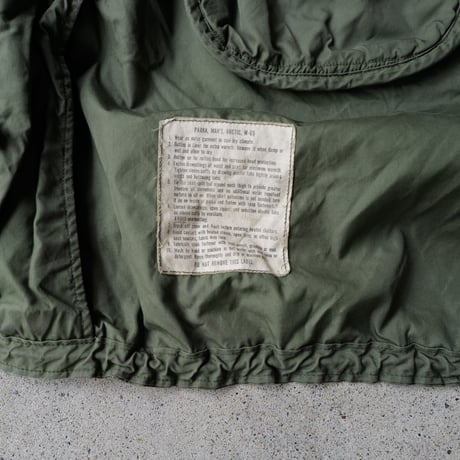 ［S］m65 parka_First model